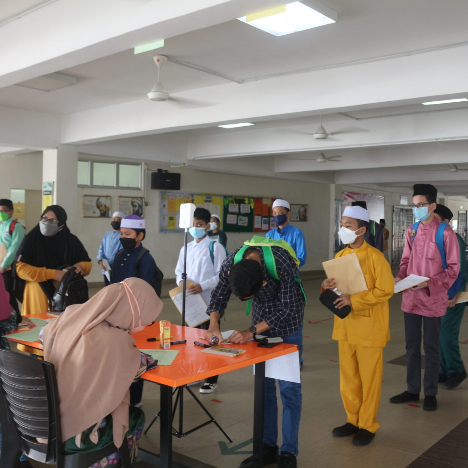 kaunter pendaftaran sesi 2 f1 4